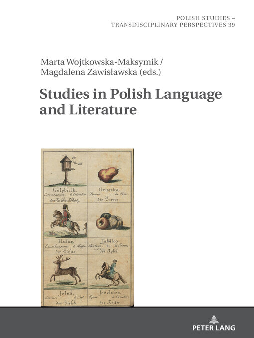 Title details for Studies in Polish Language and Literature by Jarosław Fazan - Available